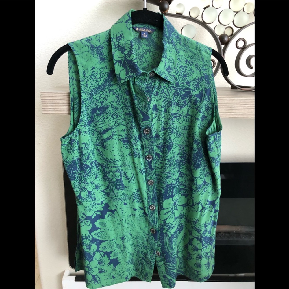 Brooks brothers silk top